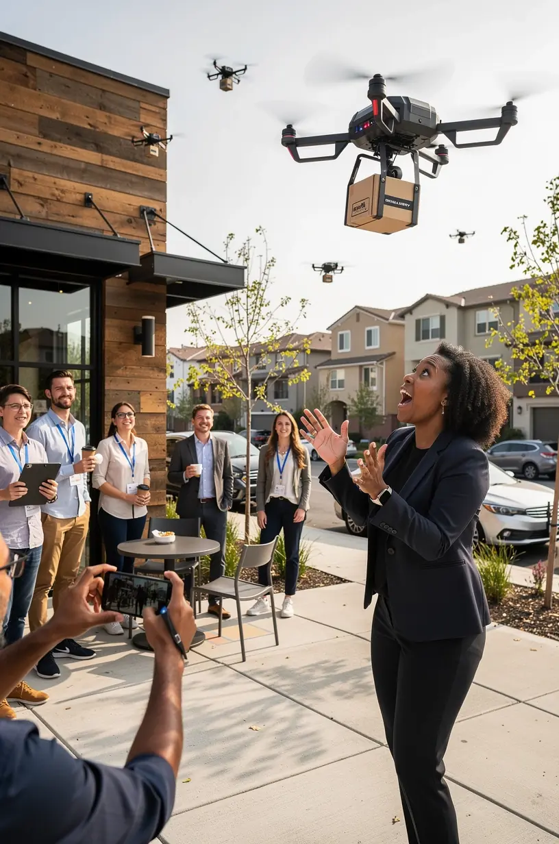 Community members participating in a workshop about sustainable urban technology solutions.
