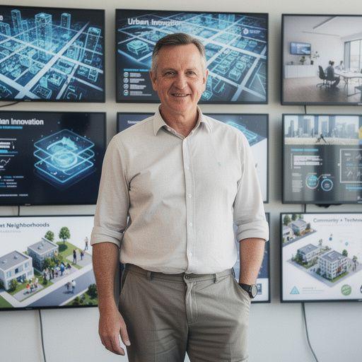 Urban rooftop gardens showcasing green innovation improving air quality and community well-being